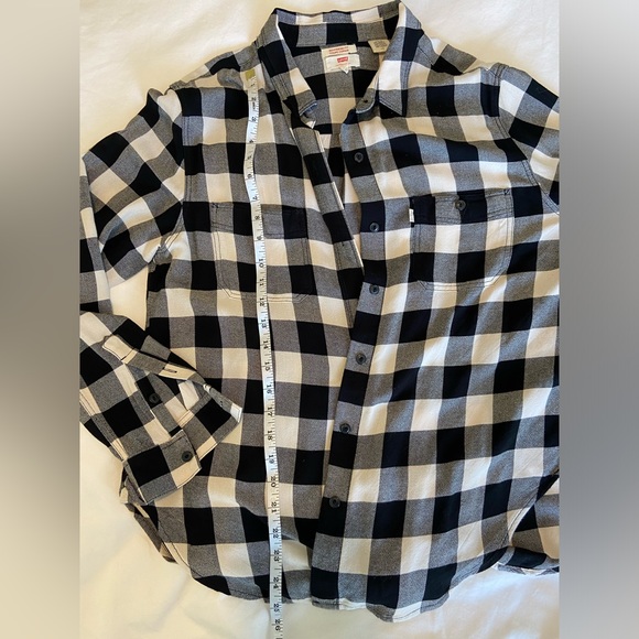 Levi’s boyfriend fit buffalo plaid shirt - Picture 2 of 6